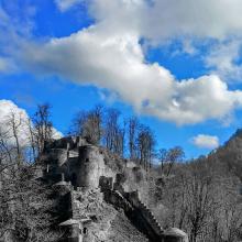 تصویر بسیار زیبایی از قلعه رودخان،فومن