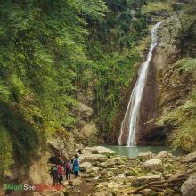 image of عکسی زیبا از دومین آبشار خان ببین،علی آباد کتول