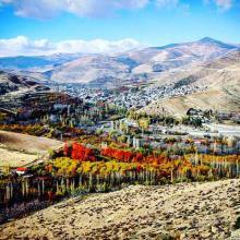 عکس زیبا از طبیعت پاییزی و رنگارنگ آذربایجان غربی