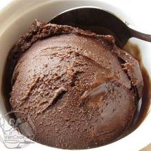 image of نحوه تهیه بستنی جلاتو شکلاتی