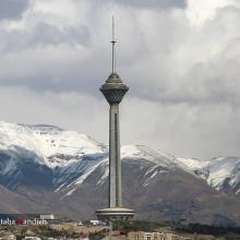 نمایی زیبا از برج میلاد تهران