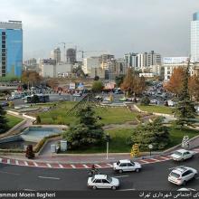 عکس زیبا از میدان ونک تهران