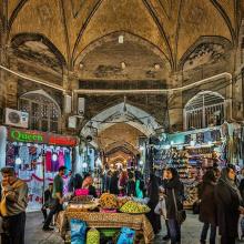 image of عکس بازار اصفهان در خرید ایام عید نوروز