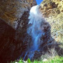 عکس آبشار دامنه کوه الشتر ، لرستان