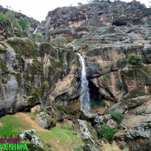 عکس آبشار مخمل کوه خرم آباد ، لرستان