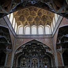 Ali Qapu Interiors, Naghsh-e Jahan , Isfahan, IRAN