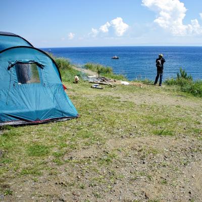 Camping near Baikal Lake ,  Siberia