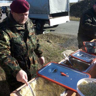 image of German Bundeswehr field meal