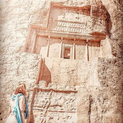 Travel To Naghshe Rostam Ancient Tomb of Varvdash in Shiraz Iran