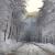 Beautiful winter road of asalem , talesh gilan