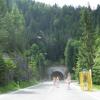 Roadworks in tunnel through a mountain, Central Slovakia, Slovenský Raj